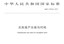 中华人民共和国国家标准-无形资产分类与代码（GB∕T+35416-2017）